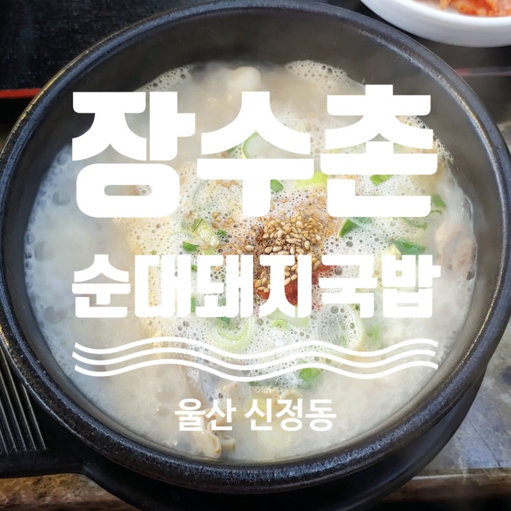 울산 신정동 장수촌 순대돼지국밥 탐방기