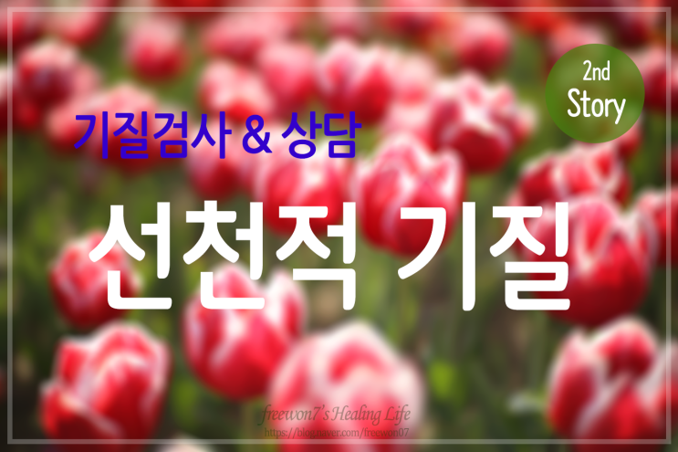  기질검사 & 상담 Story2 - 선천적 기질