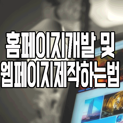  홈페이지개발 및 웹페이지제작 어떻게 할까?