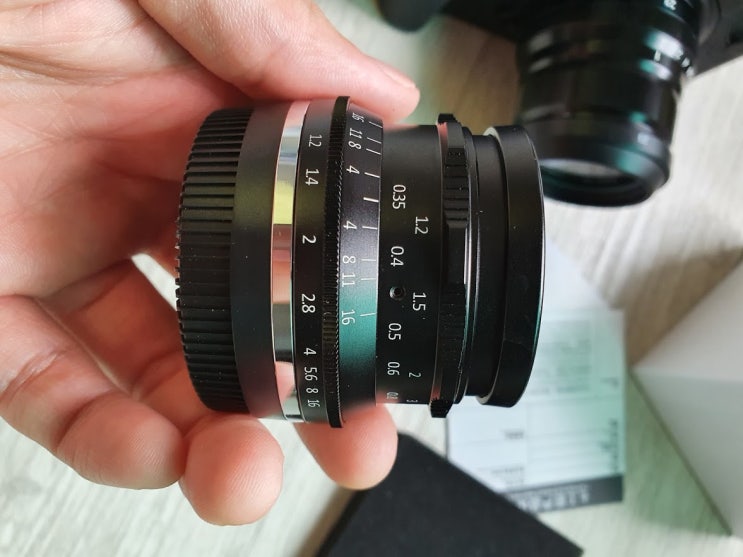  중국산 수동렌즈 7장인 35mm F1.2리뷰 7artisans