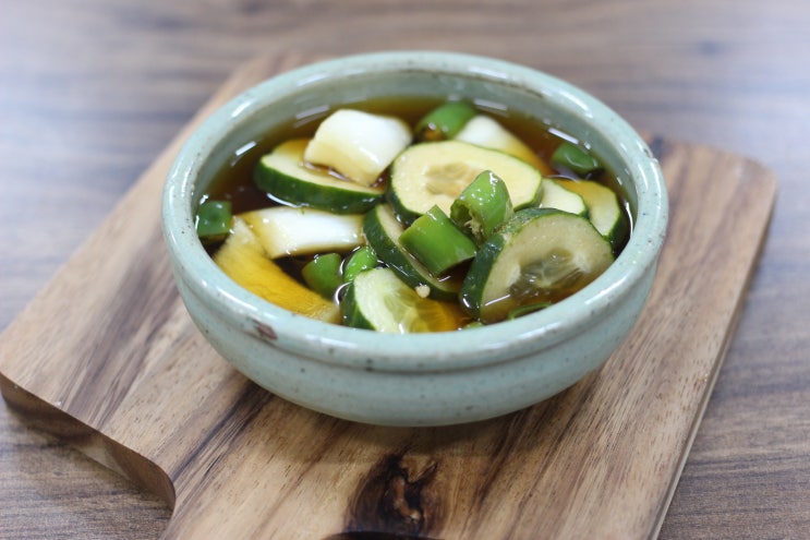  간장오이피클 새콤달콤 칼칼하게 만들기