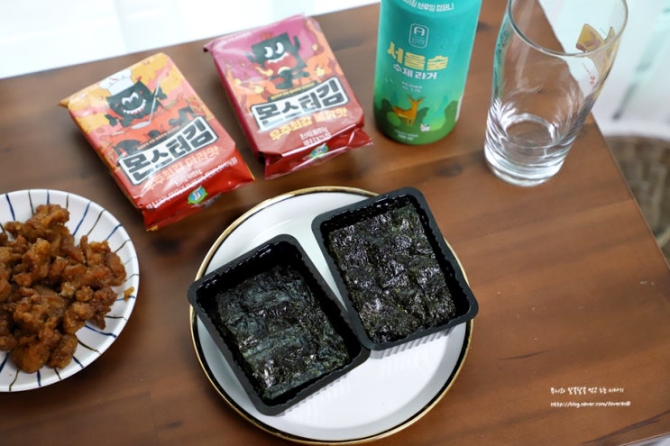  편의점샛별이 에 나온 성경김 몬스터김 마라맛 불닭맛 짱맛