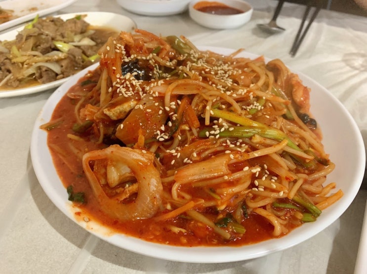  아구찜 주는 경남 사천 실비집 ::스카이 실비::