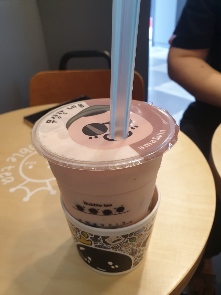  버블티 처돌이, 아마스빈 아차산역점 방문!
