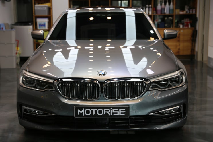  동탄PPF 시공전문점 모터라이즈에서 bmw g30 본넷ppf와 열차단 전면썬팅 시공