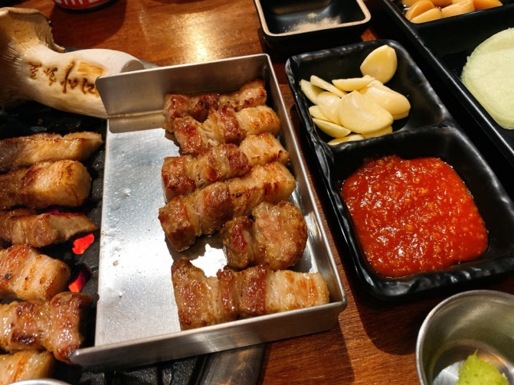  [미사맛집] 미사화로 두꺼운 숙성 삼겹살에 소주한잔?, 스타필드 고기 맛집