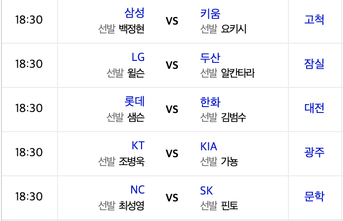2020신한은행 SOL KBO리그 프로야구 7월9일 경기일정 선발투수 키플레이어 예상승리팀 2020신한은행 SOL KBO리그 프로야구 7월9일 경기일정 선발투수 키플레이어 예상승리팀
