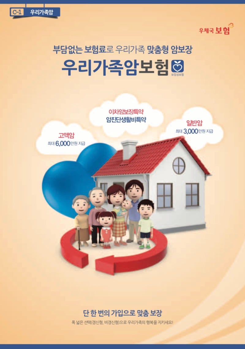 우체국 우리가족암보험 꼭 선택 해야되는 이유