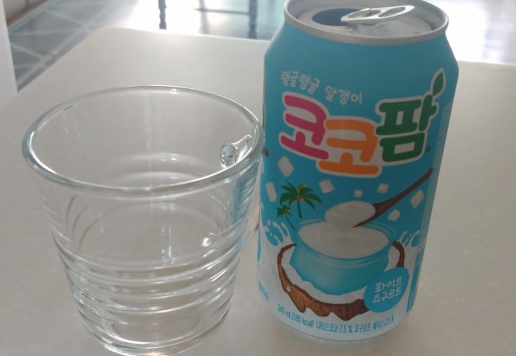  코코팜 화이트 요구르트 340ml 24캔 구입했어요.