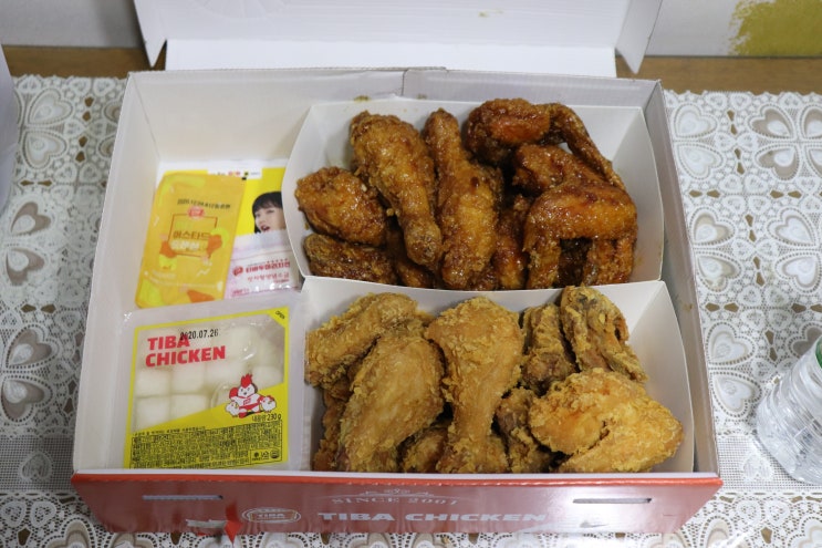  티바두마리치킨 메뉴 추천 마늘간장치킨 솔직후기