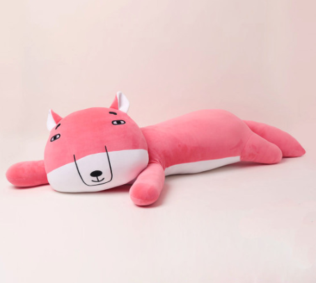  티벳여우 인형 바디필로우  큰인형 동물 모찌 쿠션