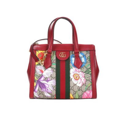  구찌 핸드백 Women's Red Fabric