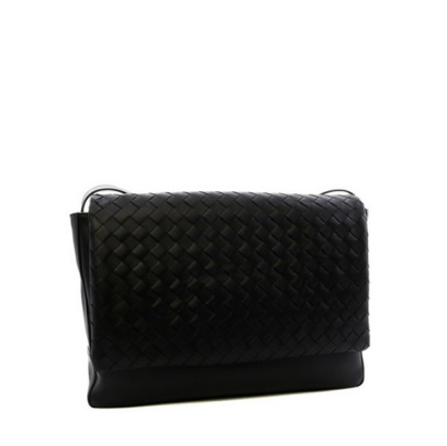  [보테가베네타] Messenger Bag Black Leather 남자 노트북 / 브리프케