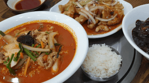 원종동 맛집 해를품은짬뽕  저렴하고 깨끗한 중국집