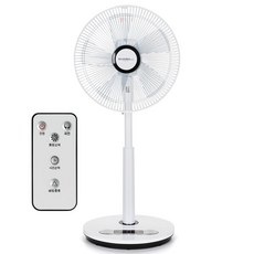  대웅모닝컴 초미세풍 발터치 리모컨 선풍기 DWF-KL140C