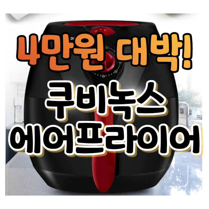 쿠비녹스 에어프라이어 4만 원대 가격! 가성비 실화냐 쿠비녹스 에어프라이어 4만 원대 가격! 가성비 실화냐