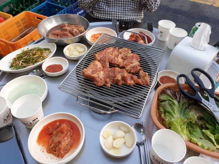 성수동 갈비골목 맛집/서울숲역 밥집. 부영숯불갈비