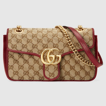  Gucci GG Marmont small shoulder bag 443497 HVKEG 8561