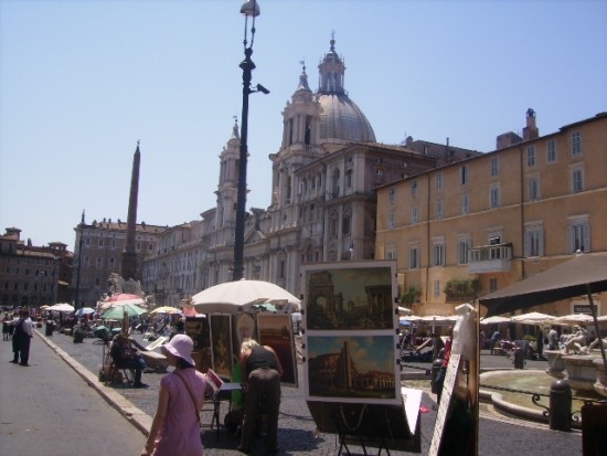 로마 여행 - 나보나광장의 멋진 분수들