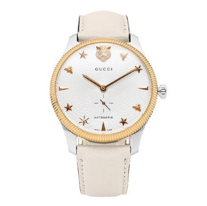  구찌 GUCCI YA126348 G-Timeless G-타임리스 오토매틱 남성 가죽시계 40mm