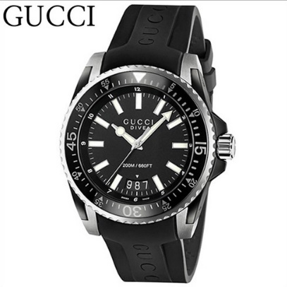  YA136204A 구찌시계 GUCCI 정품 DIVE 남성용 러버밴드