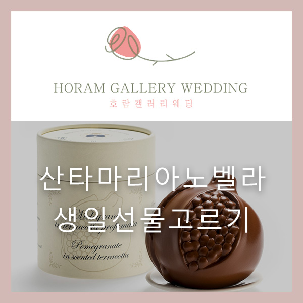  갤러리아백화점 명품관 WEST 산타마리아 노벨라 생일선물 사러 다녀왔어요/ 호람갤러리웨딩 정소영플래너