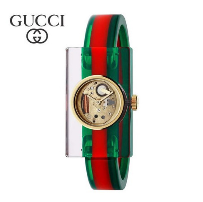  YA143503 구찌 GUCCI 스켈레톤 여성용 글라스 시계