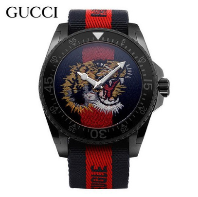  [구찌] [시계 GUCCI] YA136215 / 다이브 G-Dive 호랑이 시계 45mm