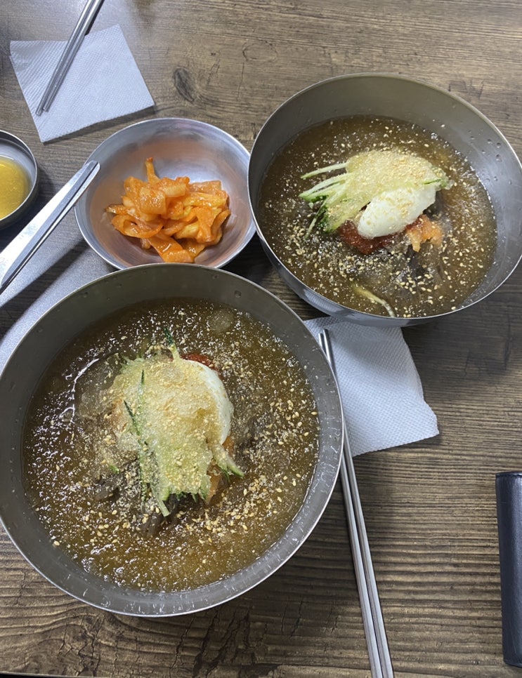 [한양대 / 왕십리 맛집] 사철 생각나는 원조 사철냉면