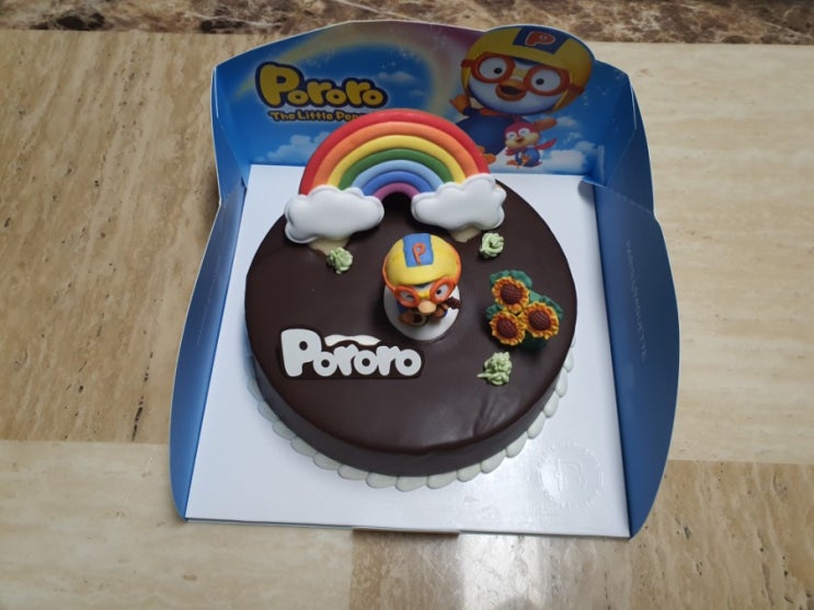  Happy birthday 동생!! (파리바게뜨 뽀로로 케이크)