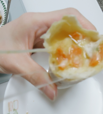  오뚜기 브리또를 맛있게 구워봤더니