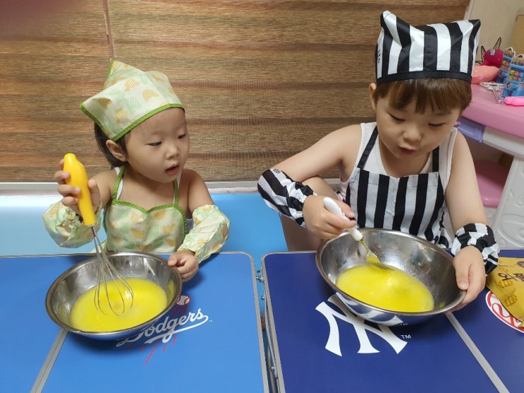  와플 만들기