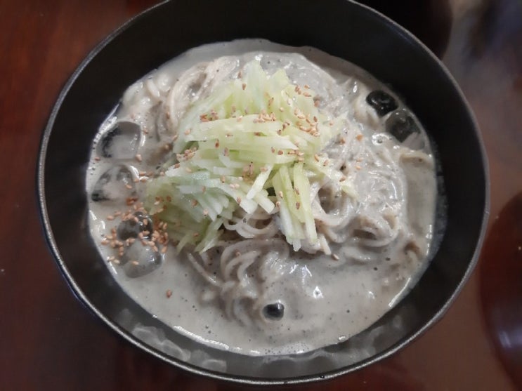  서리태 콩국수 만들기