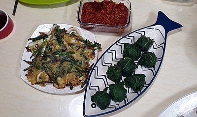  "참치쌈장과 깻잎쌈 만들기" 맛이 좋아요
