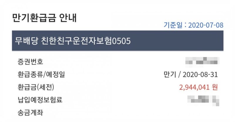 운전자보험 만기환급 일상생활 자차보험 부부의 장단점을 분석하여 가입준비를 하자 10