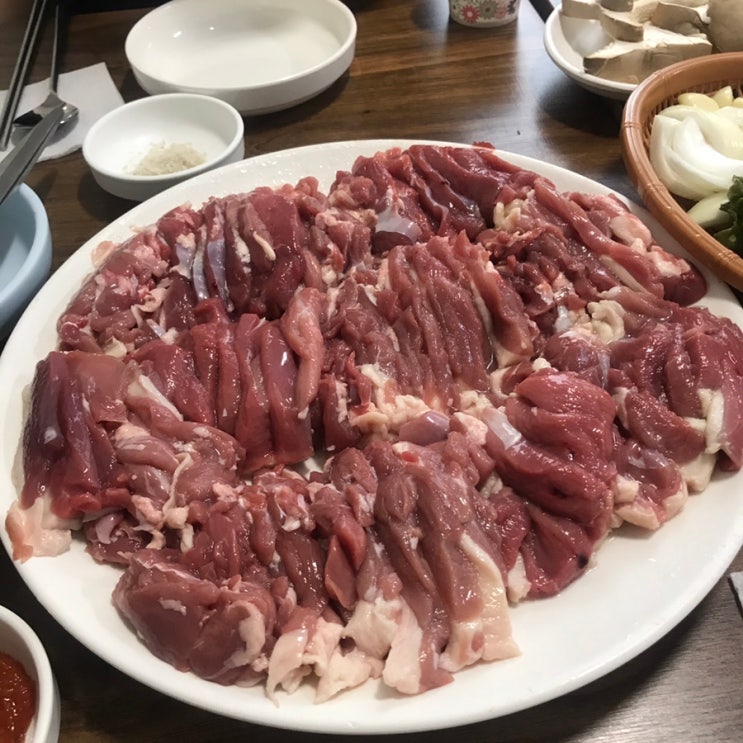 [의왕맛집] 백운호수맛집, 오리고기맛집 / 푸딘코 맛집으로 유명한 '시골집'