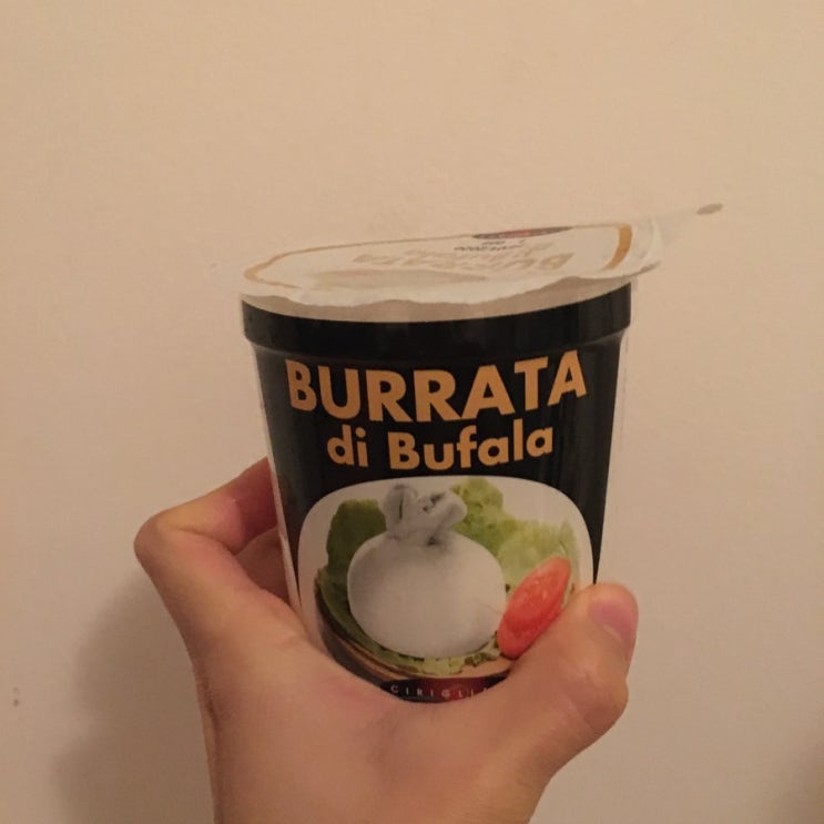  [이탈리아 치즈 추천] Burrata di bufala 부팔라 부라타 치즈 샐러드