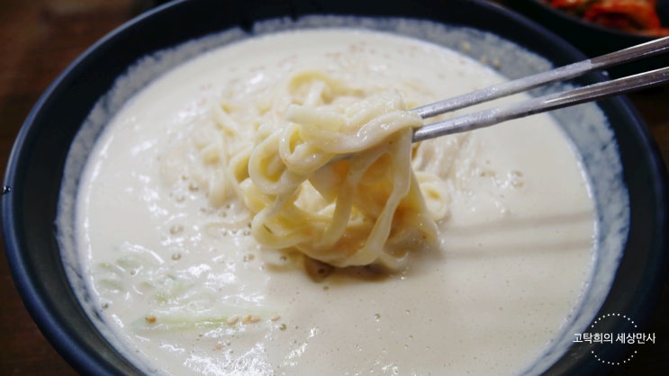  100%를 자부하는 백프로 콩국수 맛집, 계양구 용종동 해촌