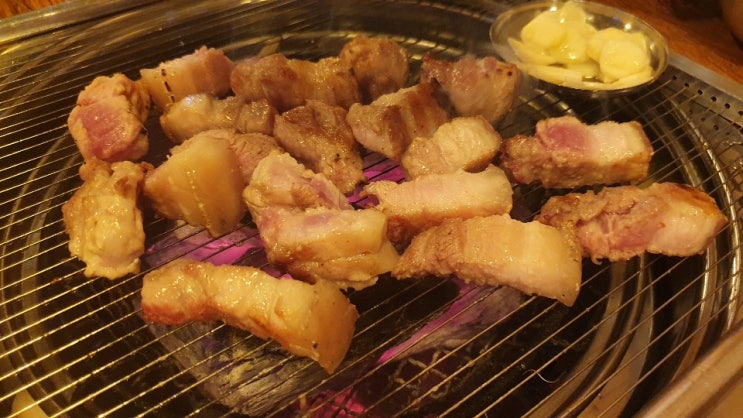  [신촌] 돼지고기 소고기 맛집 한울타리. 한라산 올래, 오겹살, 흑돼지살, 갈비살과 함께 취한 저녁
