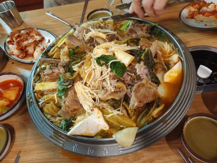  참이맛 감자탕  노원 하계 24시 밥집 가족외식 추천
