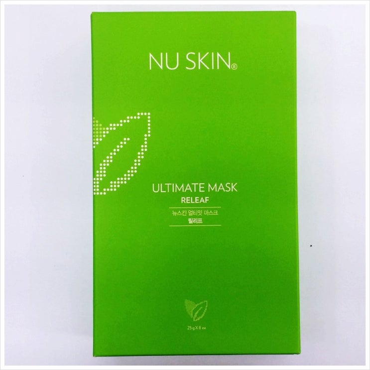  , [ NU SKIN ] 뉴스킨 얼티밋 마스크 (릴리프) 1박스8개 - 피부진정 수분촉촉 마스크팩, 8개, 1box !