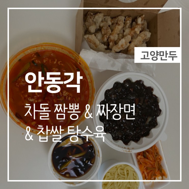 [파주/운정 배민] 차돌 짬뽕 맛집을 찾으신다면 안동각 추천!!