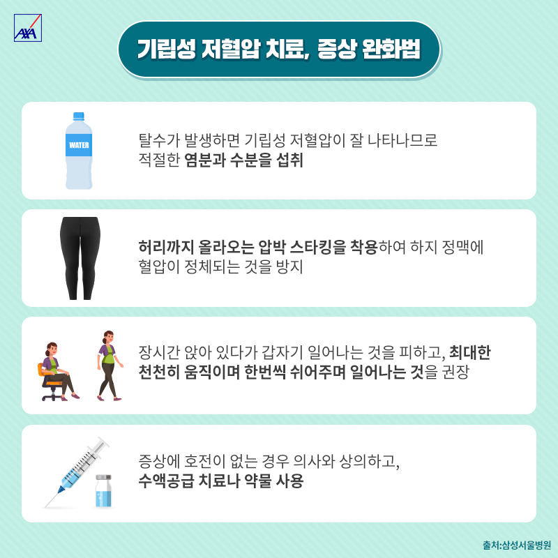 기립성 저혈압의 원인, 알고 대응하면 치료할 수 있습니다.
