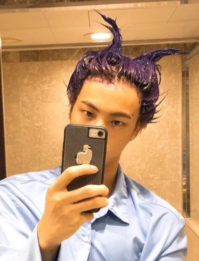 방탄 진 셀프 염색했는데 실패 방탄 진 셀프 염색했는데 실패