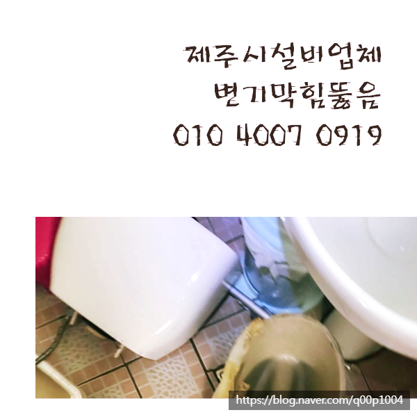 제주시설비업체이호동가정집변기막힘뚫음현장