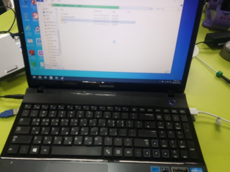 청주 컴퓨터 수리 용암동에서 노트북이 느려서 접수된 A/S(착한컴퓨터)