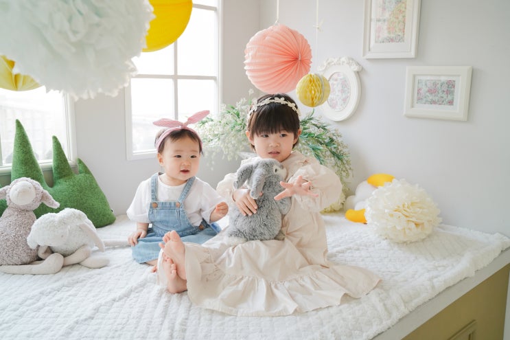  돌 지나서 쓴 추억의 아기 200일 촬영 후기, 산본 루크스튜디오