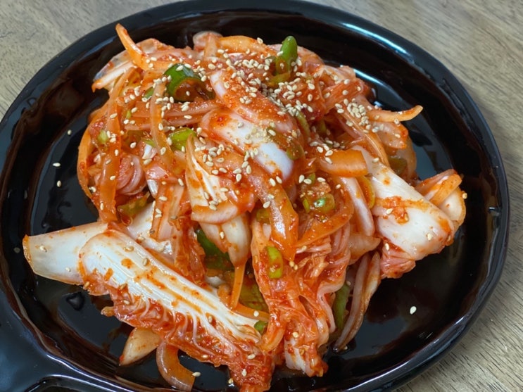  알배추로 겉절이 만들기 (보쌈)