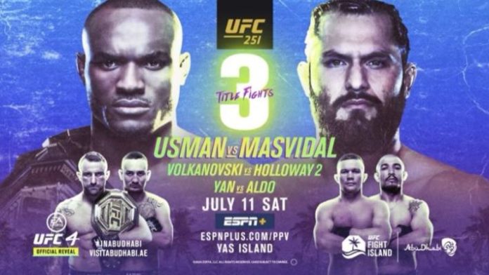 UFC 251 PPV 전세계 130만 장 판매.. 미국 90만 장 MMA 뉴스(업데이트)