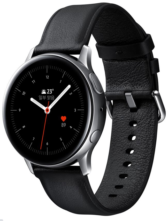  삼성전자 갤럭시워치 액티브2 스테인리스 40mm, 실버, SM-R830NSSAKOO